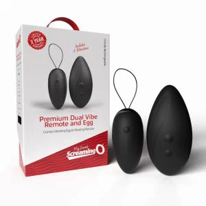 The Screaming O – Premium Dual Vibe Remote & Egg