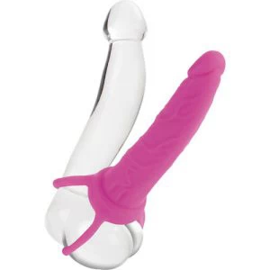 TOPELT PAHANDUS STRAP-ON DILDO ROOSA