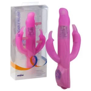 Trio-vibraator Bendable Rabbit