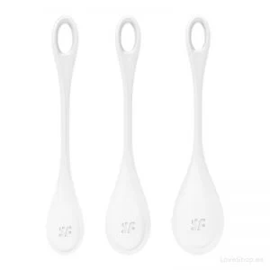 Tupekuulide komplekt Satisfyer Yoni Power 1 (valged)