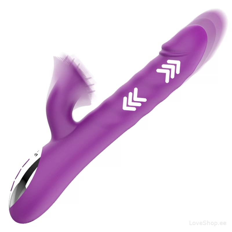 Üles-alla liikuv rabbitvibraator Zenda