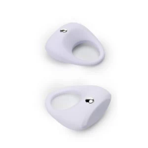 Valge vibratsiooniga peeniserõngas Lit-Up