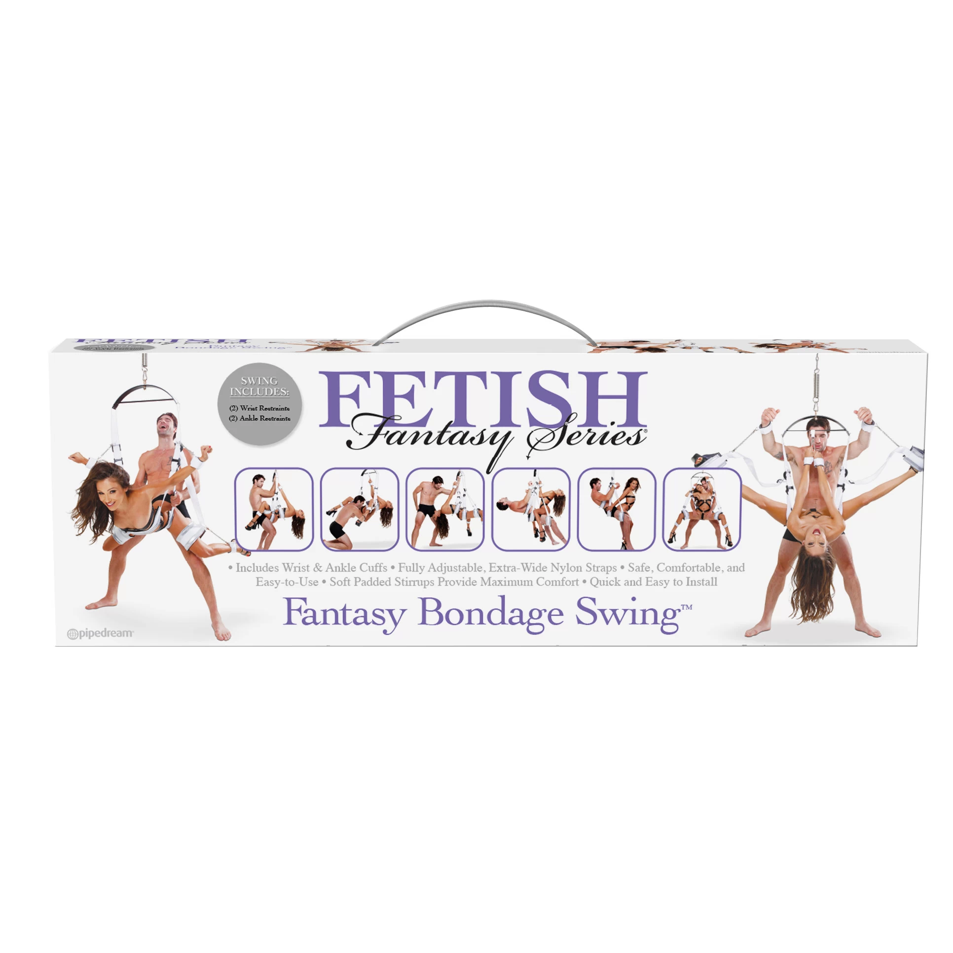 Valgest vegannahast sidumis ja - seksikiik Fetish Fantasy Series