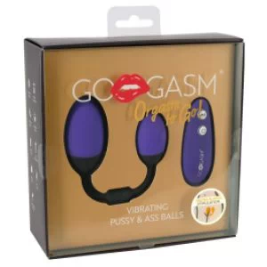 Vibratsiooniga lillad armu- ja anaalkuulid Go-Gasm