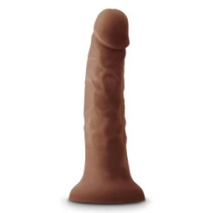 Vibratsiooniga pruun 7″ dildo Colours Pleasure