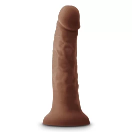 Vibratsiooniga pruun 7" dildo Colours Pleasure