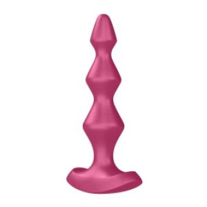 Vibratsiooniga punane Satisfyer anaaltapp Lolli Plug 1