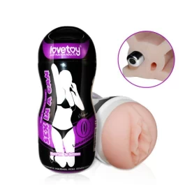 Vibratsiooniga sooneline masturbaator Sex in a Can - häbe