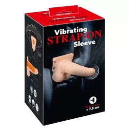 Vibreeriv õõnes strap-on
