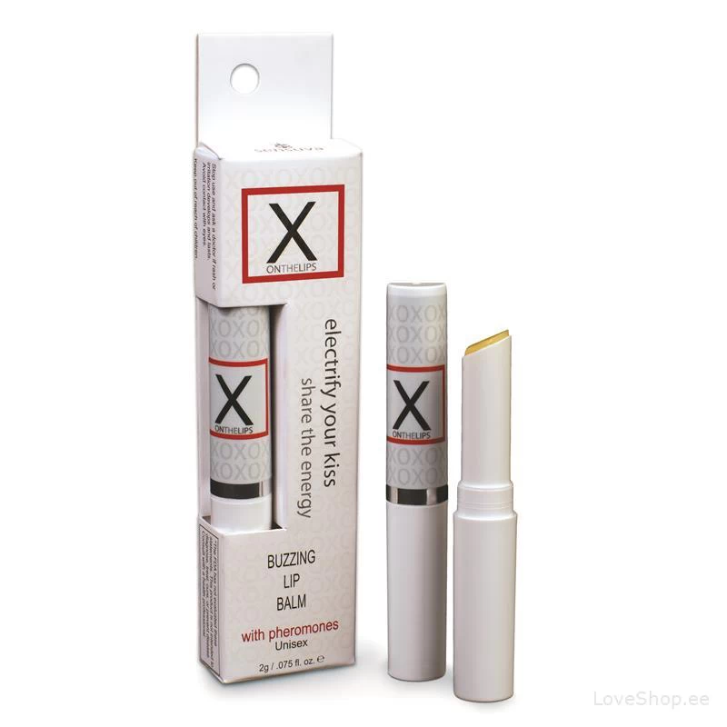 Vibreeriv & stimuleeriv huulebalsam Sensuva X On The Lips (sobilik ka oraalseksiks)