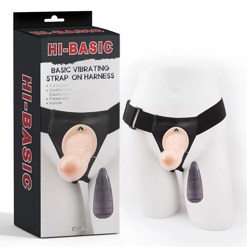 VIBREERIV STRAP ON MEHELE 19CM