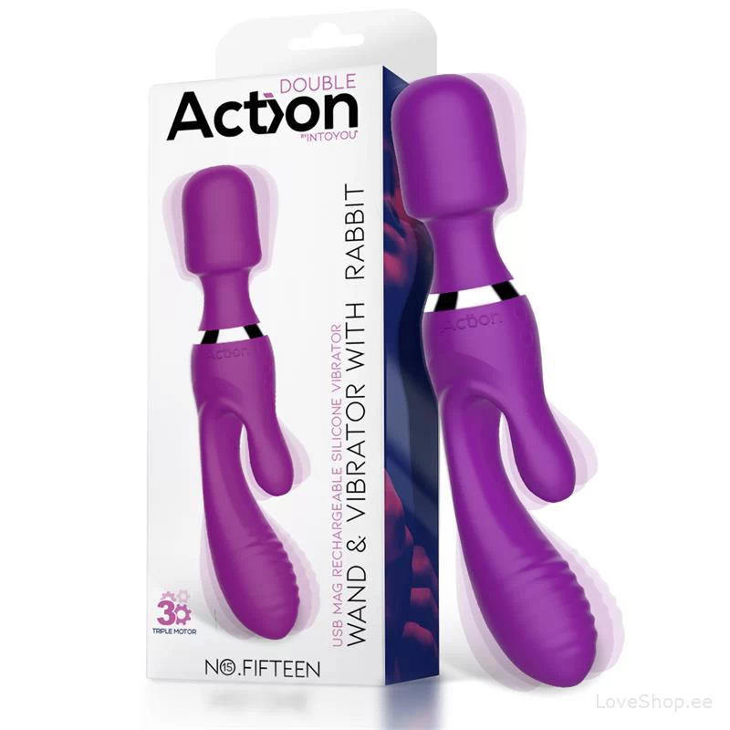 Wand-rabbitvibraator Action No Fifteen