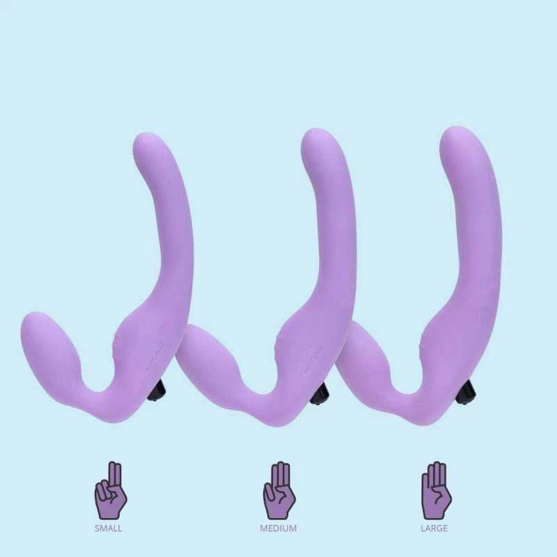 WET FOR HER - UNION STRAPLESS STRAPON VIBRAATOR - Image 6