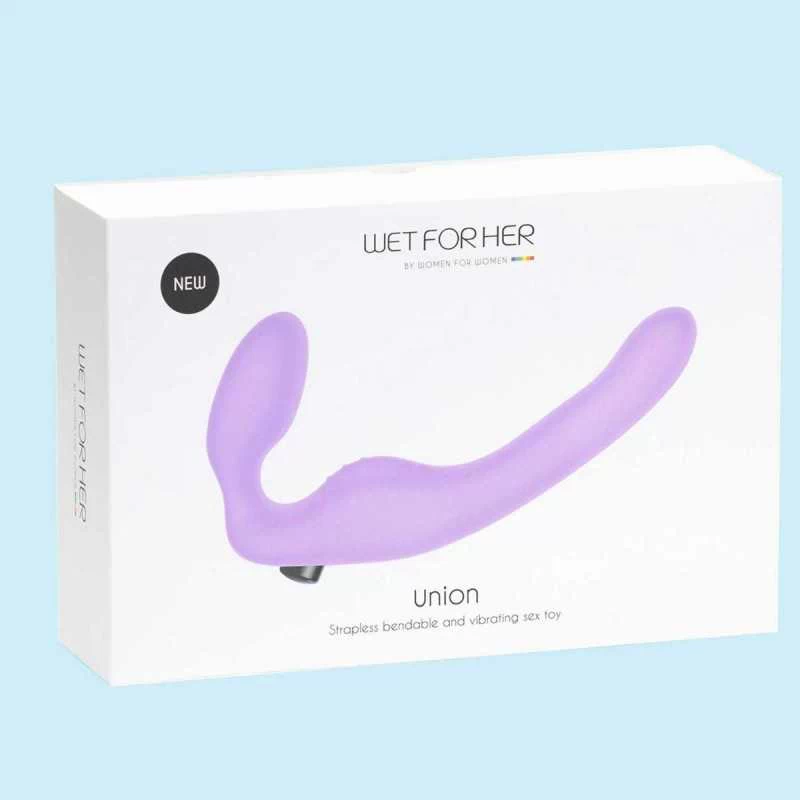 WET FOR HER - UNION STRAPLESS STRAPON VIBRAATOR - Image 7