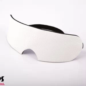 Whips kahepoolne valge-must silmamask