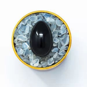 YONI MUNA OBSIDIAN KVARTS 1tk