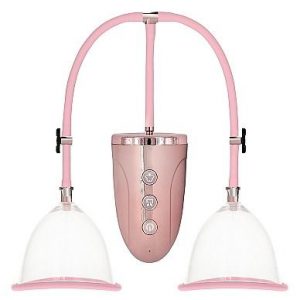 Automaatne laetav rinnapumba komplekt, roosa