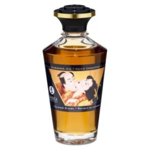 Afrodisiaakumiga õli karamelli suudlus