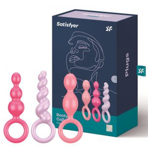 Anaaltappide komplekt Satisfyer Booty Call (kolm värvi)