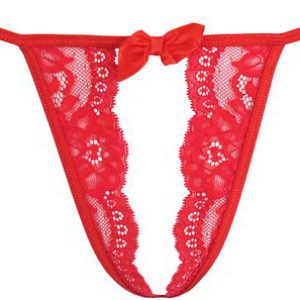 Axami Sexy Love Cave punased avatud jalgevahega stringid