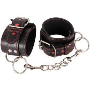 Bad Kitty leather-look hand cuffs