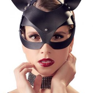 Bad Kitty mustast kunstnahast kassimask