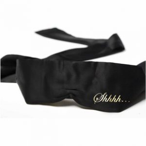 Bijoux Indiscrets black satin blindfold