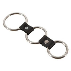 BK Metallrõngastega peenise- ja munandirõngas