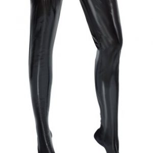 Black Level mustad vinüülsaapad voodis kandmiseks