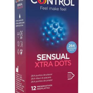 Control Sensual Extra Dots kondoomid (12 tk.)