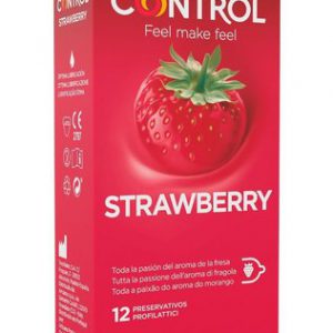 Control Strawberry kondoomid (12 tk)