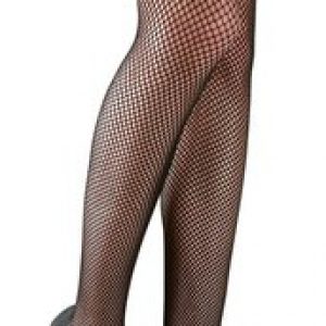 Cottelli Lingerie black net hold-up stockings