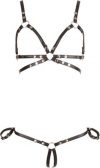 Cottelli Lingerie Bondage harness lingerie with restraints