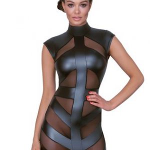 Cottelli Lingerie bondage-stsiilis must läiketa minikleit