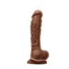 Dildo Colours Dual Density 8″ pruun