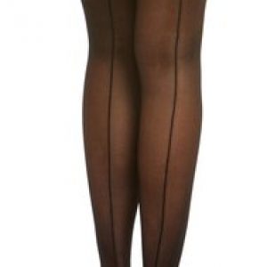 Dreamgirl 0007 mustad sukad kandmiseks sukahoidjaga