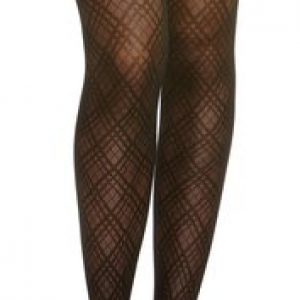 Dreamgirl 0335 mustad mustriline sukad kandmiseks sukahoidjaga