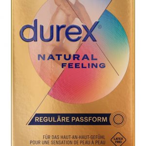 Durex Natural Feeling Läbipaistvad kondoomid ilma lateksita 8 tk