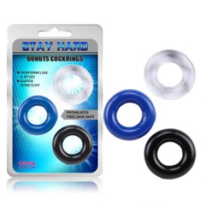 Erinevat värvi peeniserõngaste komplekt 3tk