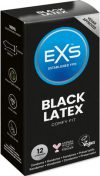 EXS Black Latex Comfy Fit kondoomid (12 tk)