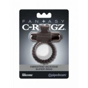 Fantasy C-Ringz Super vibratsiooniga peeniserõngas must