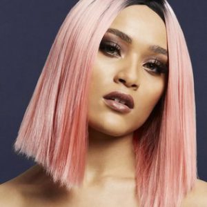 Fever Kylie heleroosa/must parukas