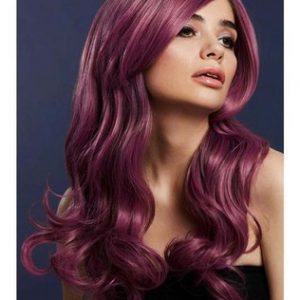 Fever Lillakas pikk laineline parukas Khloe