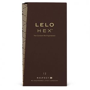 Kärgdisainiga kondoomid Lelo Hex XL (3-12tk)