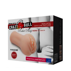Keskmise mõõduline käsimasturbaator Crazy Bull Maggie (vagiina)