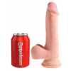King Cock Plus 7,5″ munanditega dildo topeltkattega