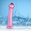 Klaasist roosa dildo Romance