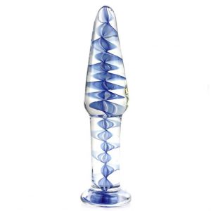 Klaasist sinine ja läbipaistev anaaltapp