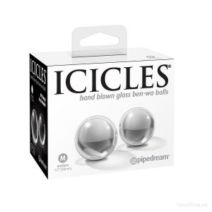 Klaasist tupekuulid Pipedream Icicles M (3.0cm)