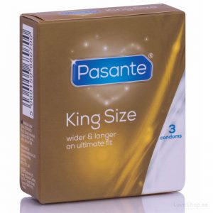 Kondoomid Pasante King Size (ekstra suured; 3tk)
